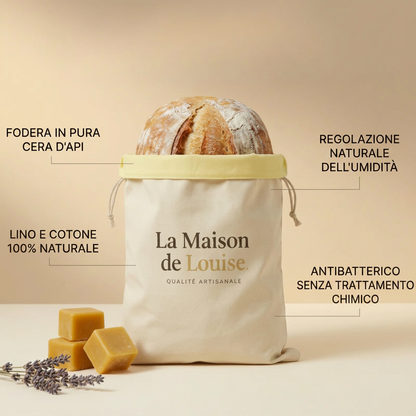 Il Sacco Louise (30 x 40 cm) — Il tuo pane fresco dopo 5 giorni