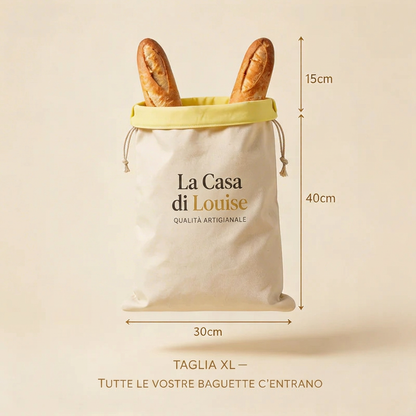 Il Sacco Louise (30 x 40 cm) — Il tuo pane fresco dopo 5 giorni